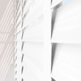 Opulence Bamboo White with Natural Tapes Wooden Venetian Blind