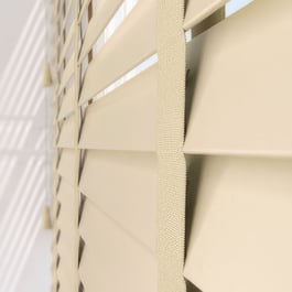 Opulence Linen with Stone Tapes Wooden Venetian Blind