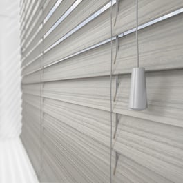 Dalby Washed Grey Wooden Venetian Blind
