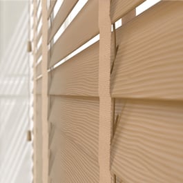WoodLux Elegant Oak with Tapes Faux Wood Venetian Blind