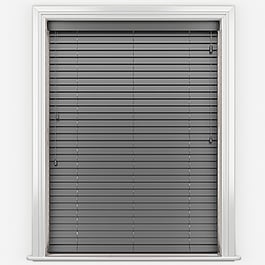 Aspect Raven Black Faux Wood Venetian Blind