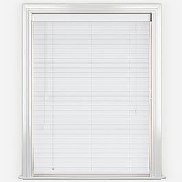 Dalby Bamboo Capella White Wooden Venetian Blind