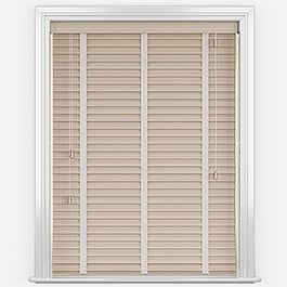 Dalby Bamboo Cordia Natural with Mist tapes Wooden Venetian Blind
