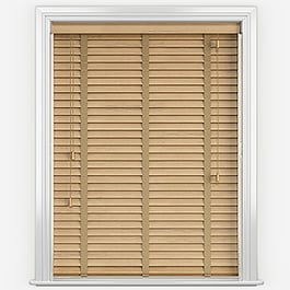 Dalby Trully Oak with Hessian Tapes Wooden Venetian Blind