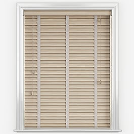 Dalby Weathered Oak with Mist Tapes Wooden Venetian Blind