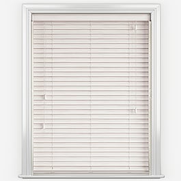 Dalby White Smoke Oak Wooden Venetian Blind