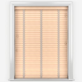 Opulence Bamboo White Oak with Idylic Tapes Wooden Venetian Blind