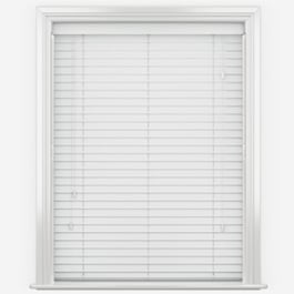 Arena Expressions Snow Faux Wood Venetian Blind