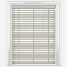 Embossed Limestone with Pebble Tapes Faux Wood Venetian Blind