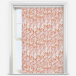 Petal Blackout Terracotta Blush Vertical Blind