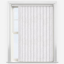Petal White Vertical Blind