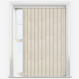 Touched by Design Deluxe Plain Cream Vertical Blind