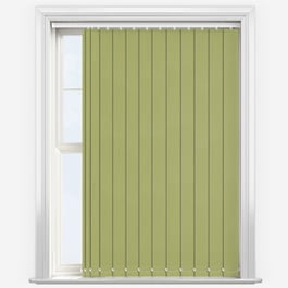 Touched by Design Deluxe Plain Lime Vertical Blind