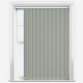 Touched by Design Deluxe Plain Mist Grey Vertical Blind