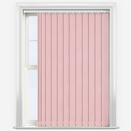 Touched by Design Deluxe Plain Peony Pink Vertical Blind