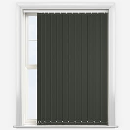 Touched by Design Deluxe Plain Shadow Grey Vertical Blind