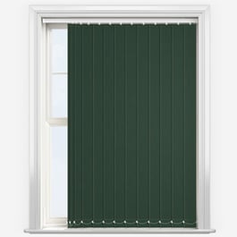 Touched By Design Optima Blackout Hunter Green Vertical Blind