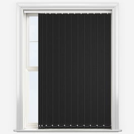 Touched By Design Optima Dimout Black Vertical Blind