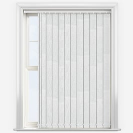 Touched by Design Somerset White Vertical Blind