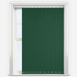 Touched by Design Supreme Blackout Forest Green Vertical Blind