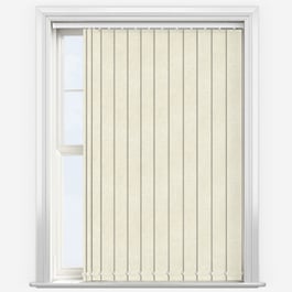 Touched By Design Voga Cream Textured Vertical Blind