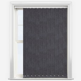 Touched By Design Voga Slate Grey Textured Vertical Blind