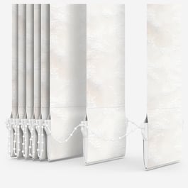 Arena Fleur White Vertical Blind Replacement Slats