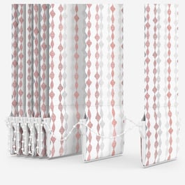 Arena Romain Crimson Vertical Blind Replacement Slats