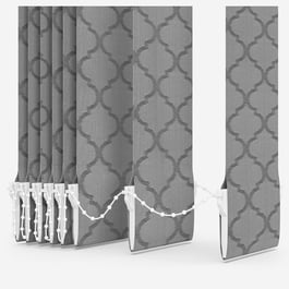 Arena Sorrento Charcoal Vertical Blind Replacement Slats