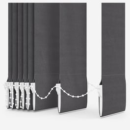 Kobe Graphite Vertical Blind Replacement Slats
