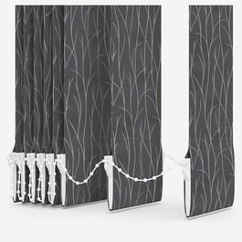 Decora Sio Charcoal Vertical Blind Replacement Slats