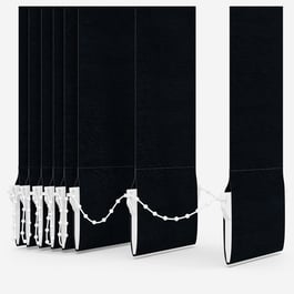 AquaLuxe Black Vertical Blind Replacement Slats