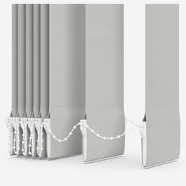 AquaLuxe Grey Vertical Blind Replacement Slats