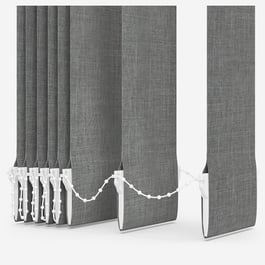 Leniro Blackout Mole Grey Vertical Blind Replacement Slats
