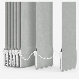 Leniro Blackout Pebble Grey Vertical Blind Replacement Slats