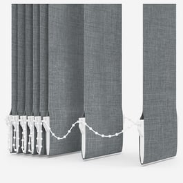 Leniro Blackout Rock Grey Vertical Blind Replacement Slats
