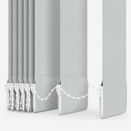 Herringbone Mist Vertical Blind Replacement Slats