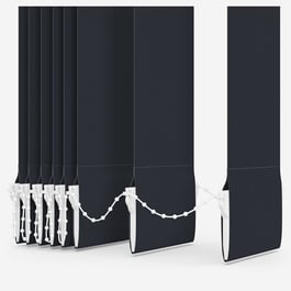 Carnival Blackout Anthracite Vertical Blind Replacement Slats