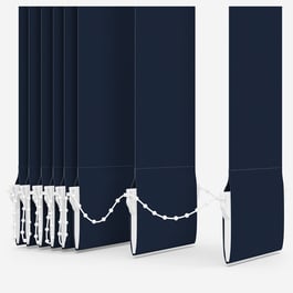Carnival Blackout Navy Vertical Blind Replacement Slats