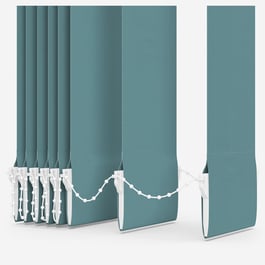 Carnival Blackout Teal Vertical Blind Replacement Slats