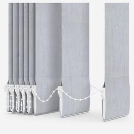 Louvolite Cascade Cool Grey Vertical Blind Replacement Slats