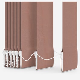 Louvolite Mineral Rose Gold Vertical Blind Replacement Slats