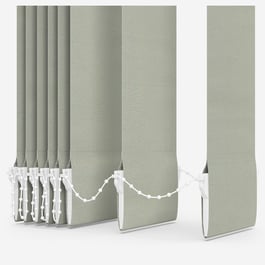 Louvolite Mineral Silver Vertical Blind Replacement Slats