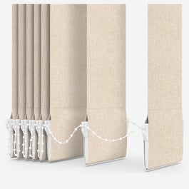 Nordic Blackout Oatmeal Vertical Blind Replacement Slats