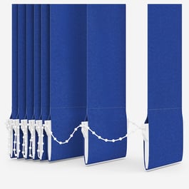 Pop Blackout Cobalt Vertical Blind Replacement Slats