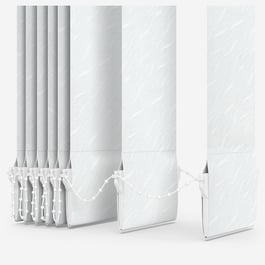 Zephyr White Vertical Blind Replacement Slats
