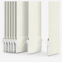 Touched By Design Cloud Cream Vertical Blind Replacement Slats