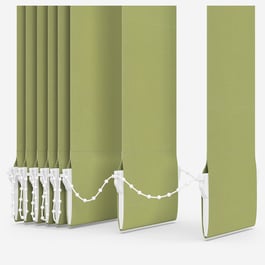 Touched By Design Deluxe Plain Lime Vertical Blind Replacement Slats