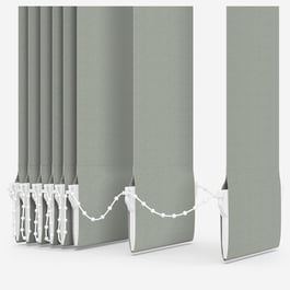 Touched by Design Deluxe Plain Mist Grey Vertical Blind Replacement Slats