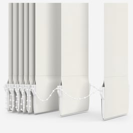 Deluxe Plain Pale Ecru Vertical Blind Replacement Slats